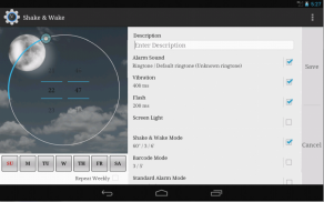Shake & Wake Alarm Clock Free screenshot 1