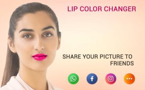 Lip Color Changer - lip makeup screenshot 3