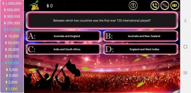 Millionaire Cricket Quiz -2022 screenshot 0