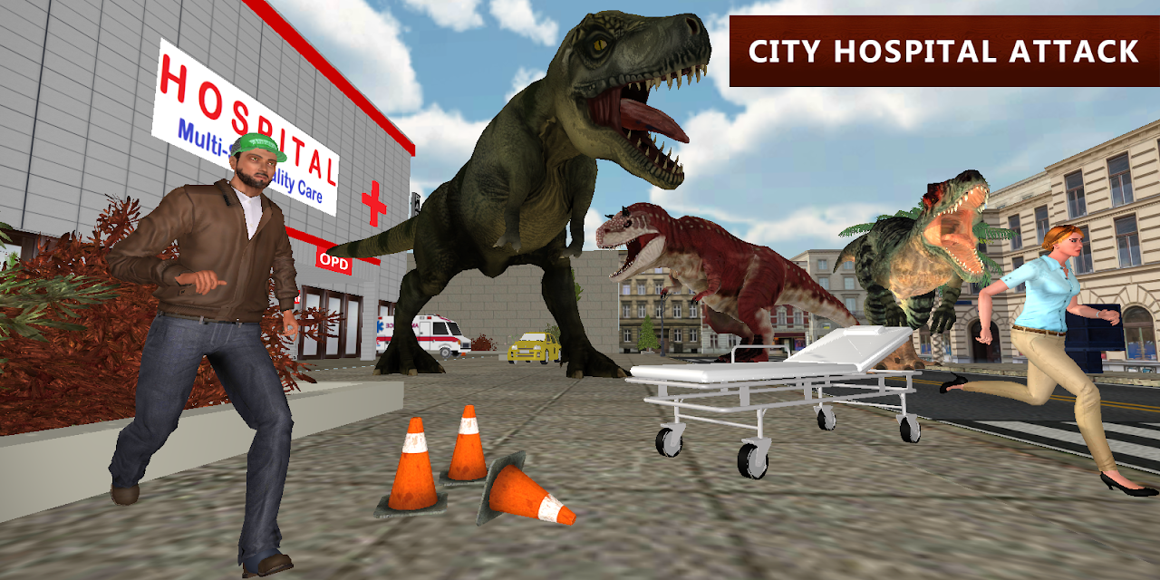 Dinosaur Games Simulator Dino Attack 3D Apk Download for Android- Latest  version 2.7- com.best.virtual.social.sim.games.dinosaur.games.survival.dino .simulators.attack