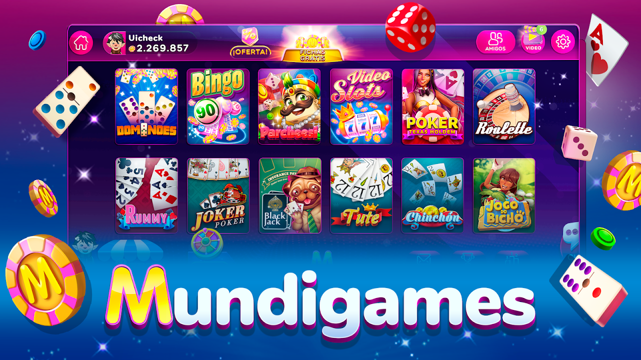 LudiJogos App - Akamon Slots, Bingo Rider, Blackjack 