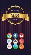 Golden Clocks - Zooper Widget screenshot 6