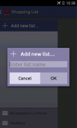 Shopping List screenshot 0