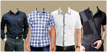 Men Shirt Photo Suits screenshot 5