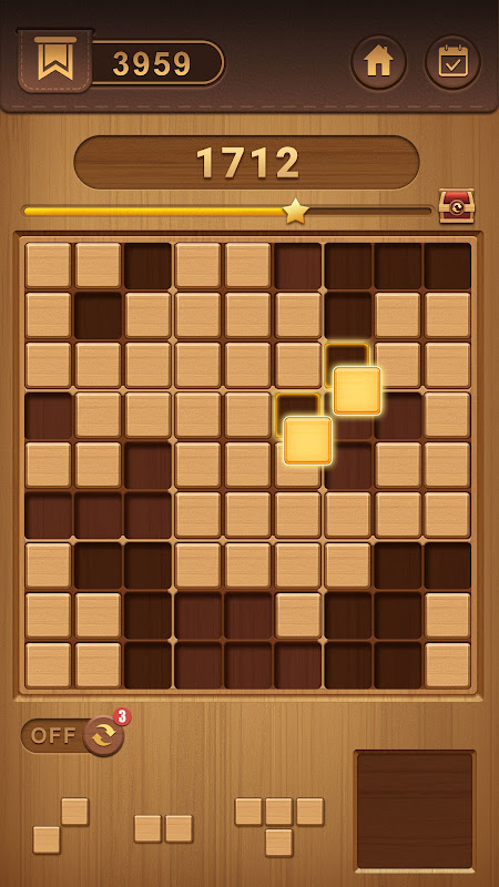 Wood Block Puzzle (by Beetles Games Studio) - free block puzzle game for  Android and iOS - gameplay. 