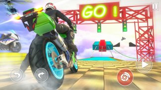 سباق الدراجات حيلة ألعاب موتو screenshot 0