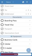 SmartPack - Bag packing list for travel screenshot 1