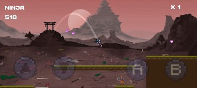 Pixel Ninja Run - Action Game screenshot 2