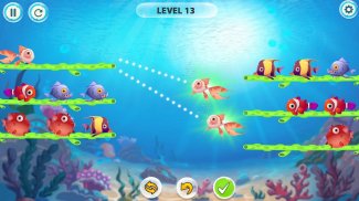 Fish Sort Color Puzzle Game screenshot 4