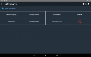 Afrikaans Language Tests screenshot 22