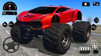 Offroad Monster Car Stunt Driving Simulator screenshot 3