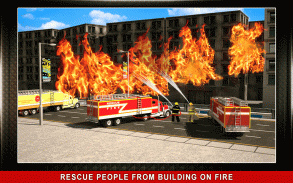 911 Fire Rescue Truck 3D Sim screenshot 7