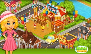农场镇：农村之快乐故事. 农场镇：快乐农业日和食品农场游戏城市 screenshot 2