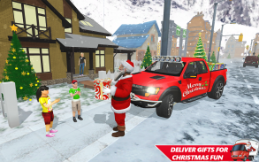 Santa Christmas Gift Delivery: Gift Game screenshot 0