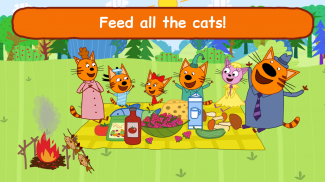 Kid-E-Cats: Picnic with Three Cats・Kitty Cat Games screenshot 3