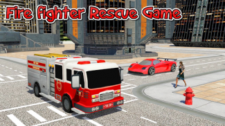美国消防员卡车模拟器-城市救援英雄 screenshot 1