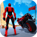 Superhero Bike Game Stunt Race Icon