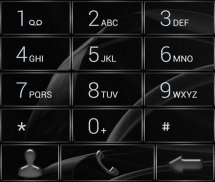 Dialer MetalGate Black theme screenshot 0