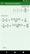 Calculadora de fracciones gratuita - fácil de usar screenshot 4