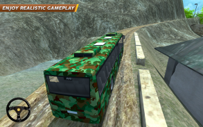 Army Bus Simulator Real Driving Transport Game screenshot 4