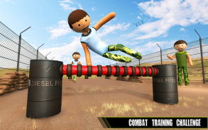 Stickman US Army Training School Stickman Ropehero screenshot 1