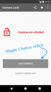 Camera Lock – Phone & Tablet Camera Security App screenshot 1