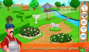 Декорирование сада, Пейзаж, Чистка игры screenshot 3
