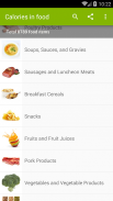 Таблица калорийности продуктов screenshot 1