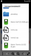 Pizza Boy - GBC Emulador screenshot 1