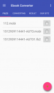 Ebook Conversor (EPUB, MOBI, FB2, PDF, DOC, ...) screenshot 0