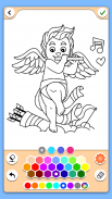 Valentines love coloring book screenshot 1