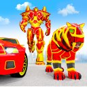Tiger Robot Car Transformation Game Robot Car Game Icon