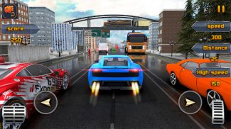 Jalan raya mobil Balap Game 3D screenshot 2