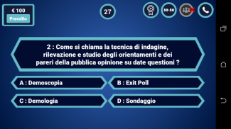 Milionario Quiz - Trivia Italiano screenshot 2