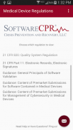 Medical Device Regulations: SoftwareCPR screenshot 2