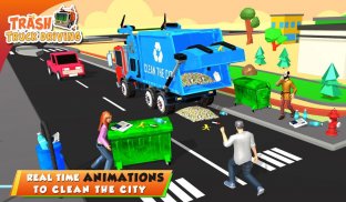 Urban Garbage Truck Driving - Waste Transporter screenshot 15