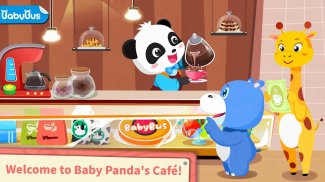 Verão do Bebê Panda: Cafeteria screenshot 0