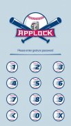 AppLock Theme Baseball screenshot 2