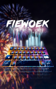 Firework Keyboard Theme screenshot 3