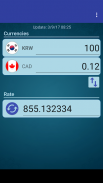 S Korea Won x Canadian Dollar screenshot 1