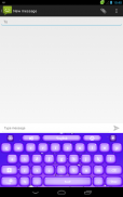 Фиолетовый Клавиатура screenshot 8