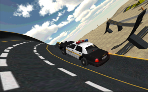 polícia 3D carro de condução screenshot 2