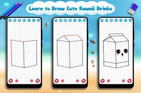 Learn to Draw Drinks & Juices screenshot 3