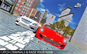 Drive Police Car Gangsters Chase : Free Games screenshot 2