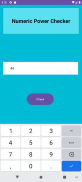 Numeric Power Checker screenshot 0