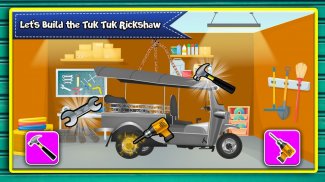 Tuk Tuk Builder: Rickshaw Workshop Simulator screenshot 4