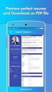 Professional Resume Builder - Job CV Maker screenshot 8