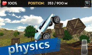 Up Hill Monster Car Racing screenshot 2