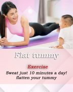 Flat Tummy App - Workout - Exercises For Ladies screenshot 3