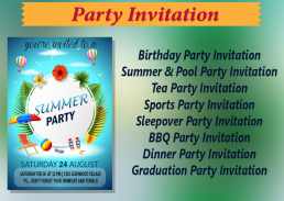 Party Invitation Card Maker screenshot 1